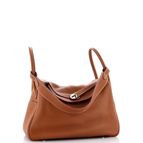 Hermes Lindy Bag Clemence 34 Brown - Picture 3 of 9